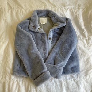 Anthropologie Faux Fur Coat